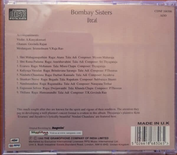 Bombay Sisters Vocal - Image 2