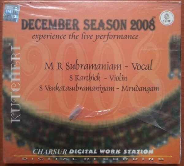 DECEMBER SEASON 2008 (M R Subramaniam)