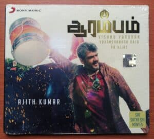 AARAMBAM - Yuvan Shankar Raja Tamil Audio Cd (FACTORY SEALED PACK)