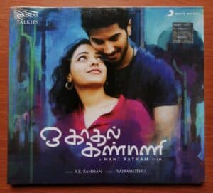 O KADHAL KANMANI - A.R. Rahman Tamil Audio CD