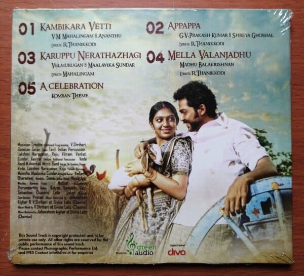 KOMBAN - G.V.Prakash Kumar Tamil Audio Cd - Image 2