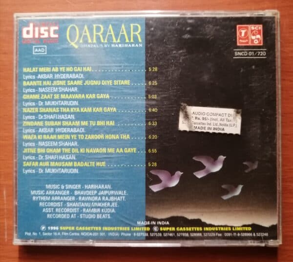 QARAAR Ghazal By Hariharan - Image 2