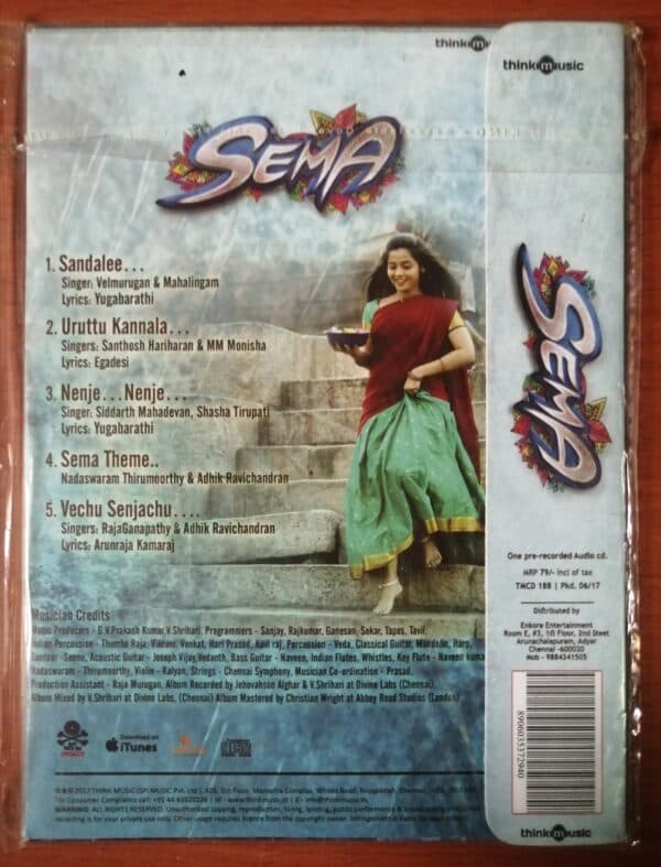 SEMA - G.V.Prakash Kumar Tamil Audio Cd - Image 2