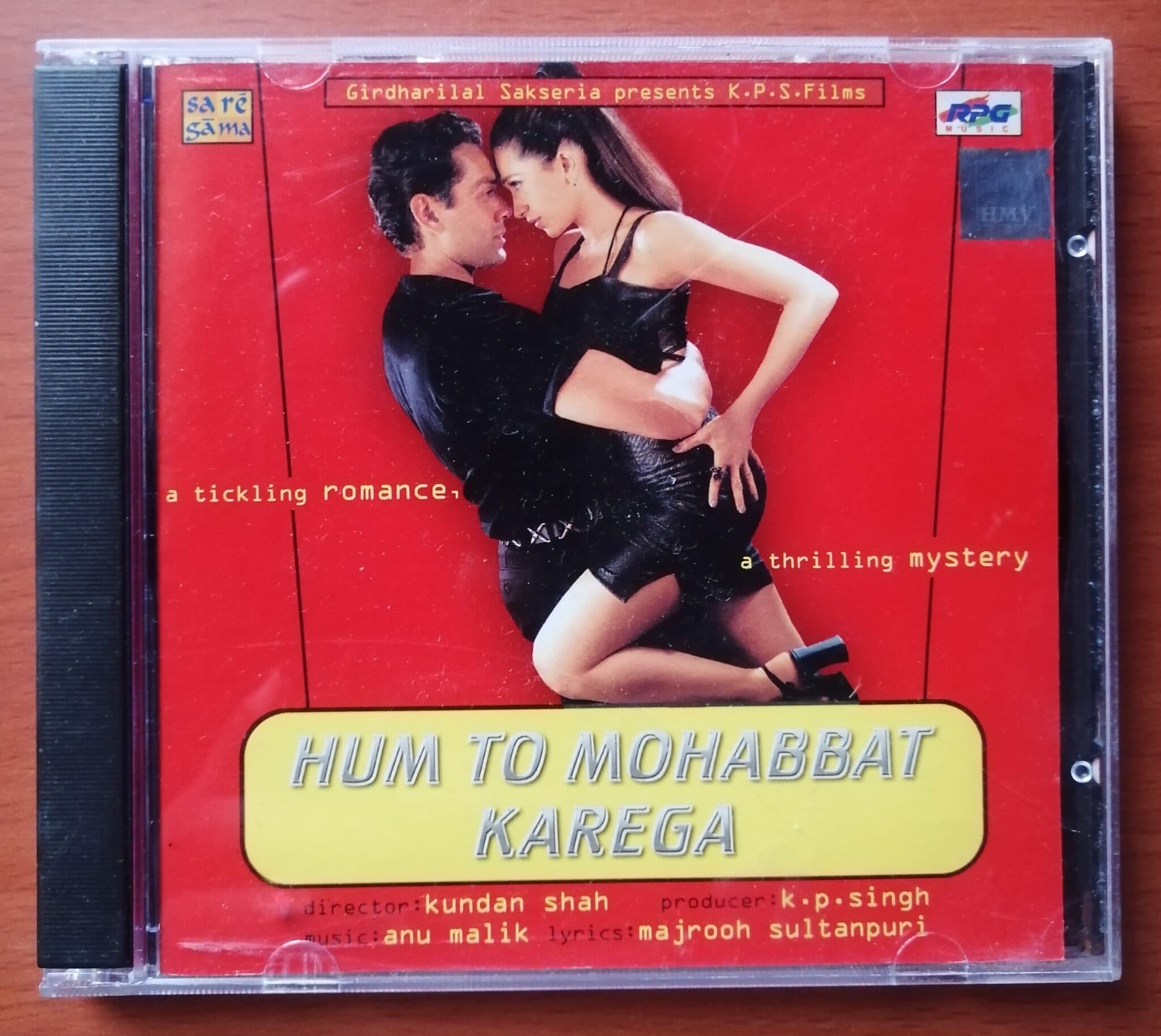HUM TO MOHABBAT KAREGA - Anu Malik Hindi Audio Cd - Audio CDs World