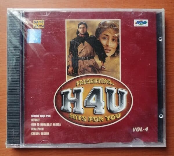 H4U HITS FOR YOU VOL - 4 - Hindi Audio Cd