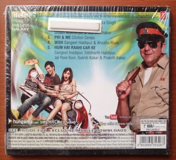 HUM HAI RAAHI CARKE - Hindi Audio Cd - Image 2