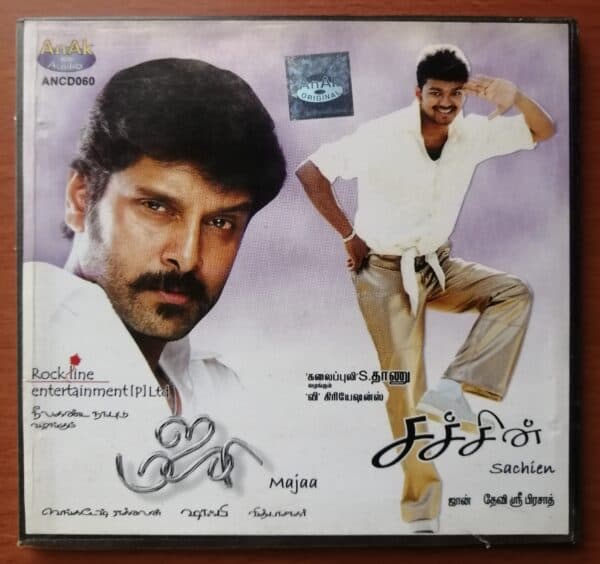 SACHIEN & MAJAA - Devi Sri Prasad & Vidyasagar Tamil Audio CD