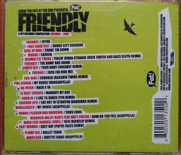 CHEW THE FAT! AT THE END PRESENTS: FRIENDLY - English Album Audio Cd - Image 2