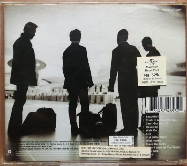 U2 ALL THAT YOU CAN'T LEAVE BEHIND - Limp Bizkit New Album Audio Cd - Image 2