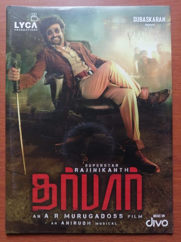 DARBAR - Anirudh Tamil Audio Cd