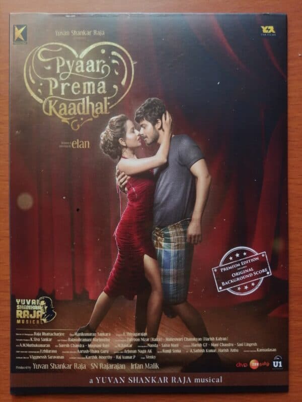 PYAAR PREMA KAADHAL PREMIUM EDITION PACK - Yuvan Shankar Raja Tamil Audio Cd