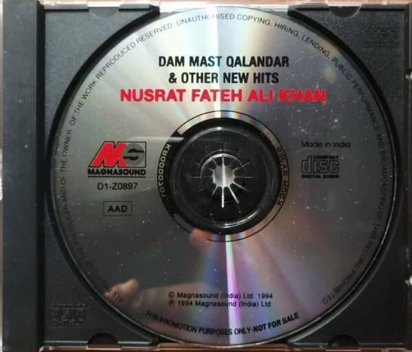 NUSRAT FATEH ALI KHAN - Dam Mast Qalandar & Other New Hits - Image 2