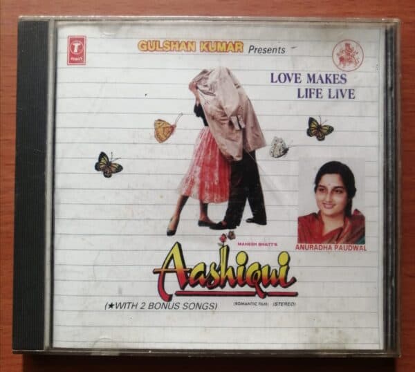 AASHIQUI(WITH 2 BONUS SONGS) - Nadeem Shravan & Nadeem Saifee Hindi Audio Cd