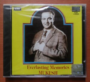 EVERLASTING MEMORIES MUKESH - Hindi Imported Audio Cd
