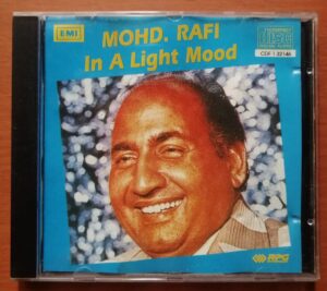 MOHD. RAFI IN A LIGHT MOOD - Hindi Imported Audio Cd