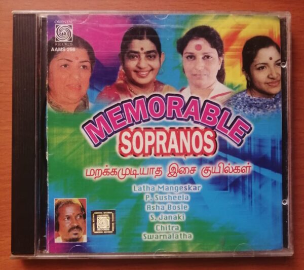 MEMORABLE SOPRANOS - Ilaiyaraaja Oriental Audio Cd