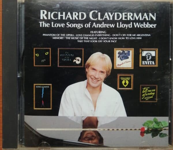 RICHARD CLAYDERMAN THE LOVE SONGS OF ANDREW LLOYD WEBBER - English Imported Album Audio Cd