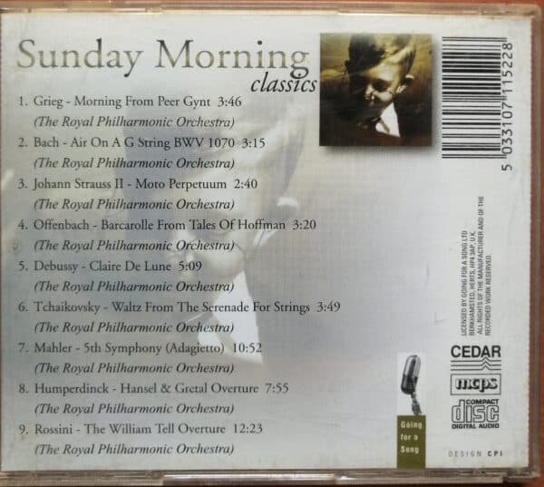 SUNDAY MORNING CLASSICS - English Album Audio Cd - Image 2
