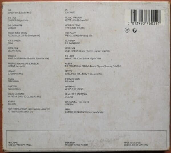 RENAISSANCE PRESENTS... ANTHONY PAPPA AND RENNIE PILGREM - English Imported 2Cd Pack Audio Cd - Image 2