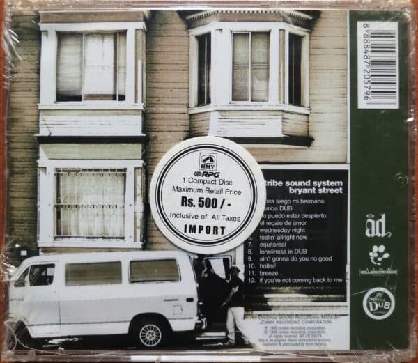 DUBTRIBE SOUND SYSTEM BRYANT STREET - English Imported Album Audio Cd (FACTORY SEALED PACK) - Image 2