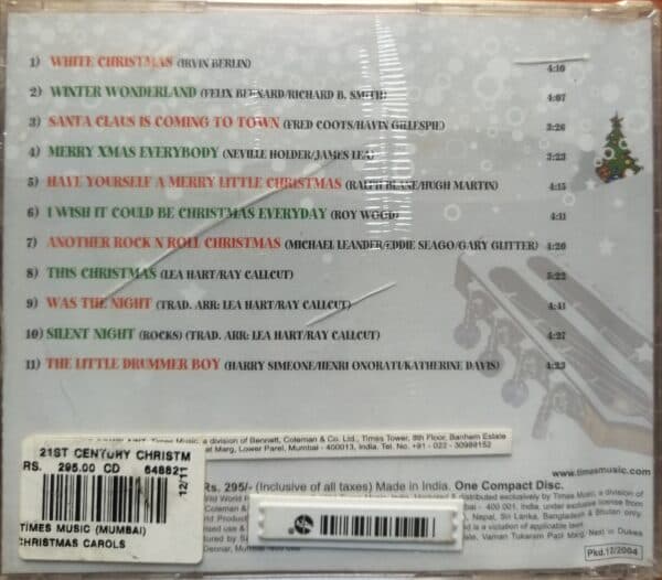 THE 21st CENTURY CHRISTMAS ROCK ALBUM - English Album Audio Cd (FACTORY SEALED PACK) - Image 2