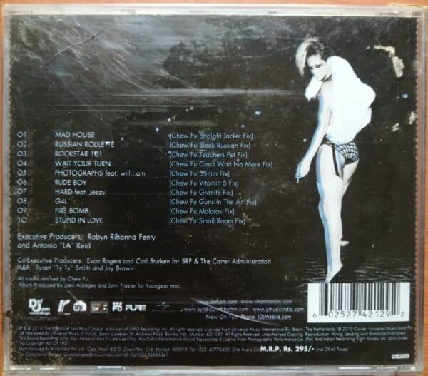 RIHANNA RATED R REMIXED - English Album Audio Cd - Image 2