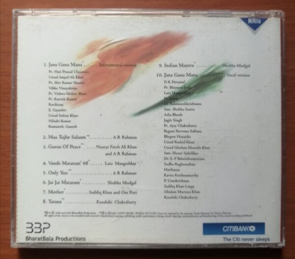 MOTHER INDIA - A.R. Rahman & Nusrat Fateh Ali Khan & Lata Mangeshkar & Shubha Mudgal Album Audio Cd - Image 3