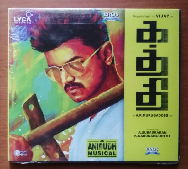 KATHTHI - Anirudh Tamil Audio Cd