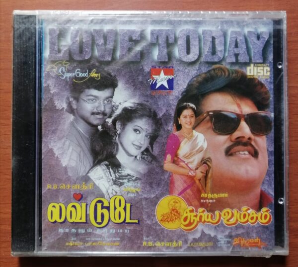 LOVE TODAY / SURYAVAMSAM - Shiva & S.A. Rajkumar Tamil Audio Cd (FACTORY SEALED PACK)