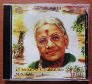 SRI VENKATESA SUPRABHATHAM - M.S. Subbulakshmi Tamil Devotional Audio Cd