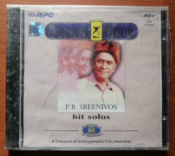 GOLDEN HOUR P.B. SREENIVOS HIT SOLOS - M.S. Viswanathan Old Music Tamil Audio Cd (FACTORY SEALED PACK)