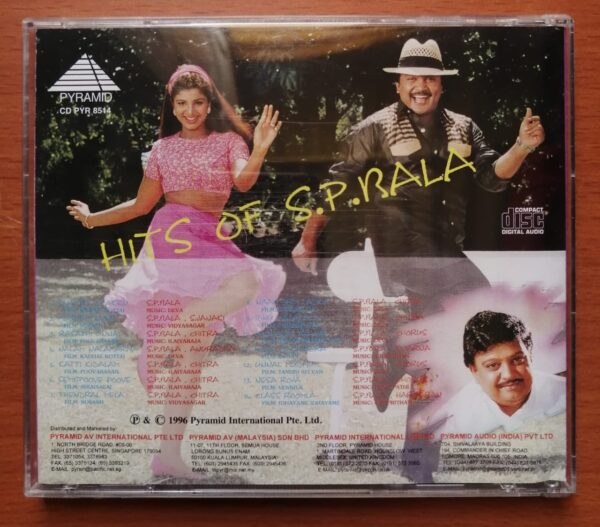 HITS OF S.P.BALA - Pyramid Compilation Tamil Audio Cd - Image 3