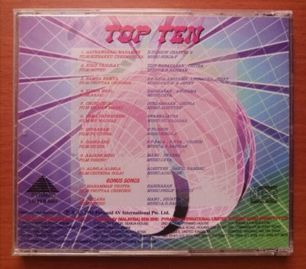 TOP 10 - Pyramid Imported Tamil Film Audio Cd - Image 3