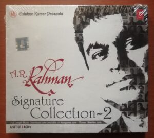 A.R. RAHMAN SIGNATURE COLLECTION  2 - A.R. Rahman Hindi 3 Disc Pack (FACTORY SEALED PACK)