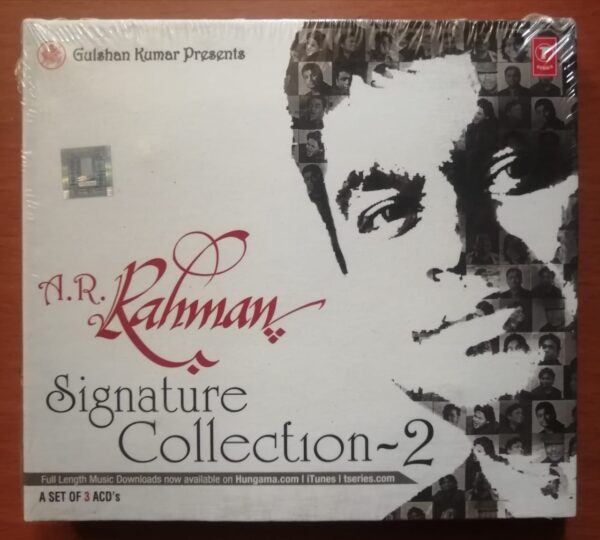 A.R. RAHMAN SIGNATURE COLLECTION  2 - A.R. Rahman Hindi 3 Disc Pack (FACTORY SEALED PACK)