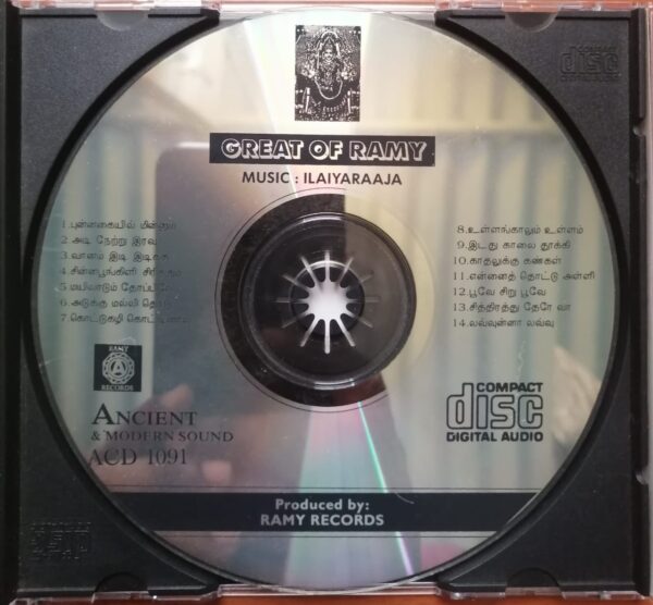 GREAT OF RAMY - Ilayaraja Old Ramy Compilation Audio Cd - Image 2