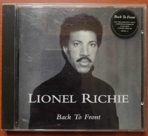 LIONEL RICHIE BACK TO FRONT - English Imported Album Audio Cd