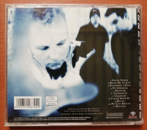 EVANESCENCE FALLEN - English Album Audio Cd - Image 2