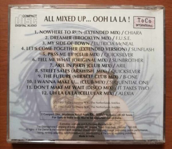 ALL MIXED UP...OOH LA LA - English Album Audio Cd - Image 2