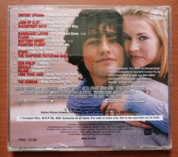 DRIVE IN CRAZY - Original Motion Picture Soundtrack Audio Cd - Image 2