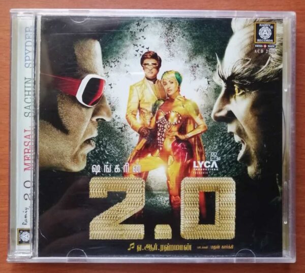 2.0 / MERSAL / SACHIN SACHIN / SPYDER - A.R. Rahman & Harris Jayaraj Tamil Audio Cd