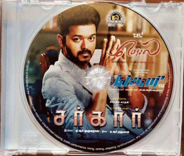 SARKAR / MERSAL / THERI - A.R. Rahman & G.V. Prakash Kumar Tamil Audio Cd - Image 2
