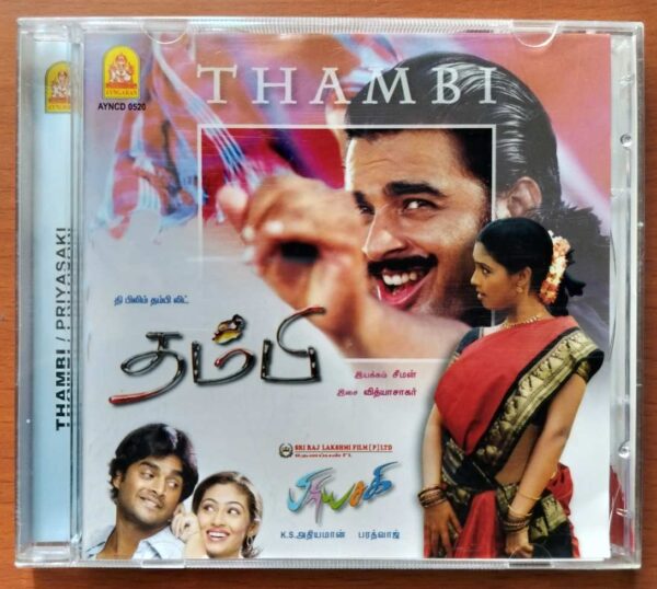 THAMBI / PRIYASAKI - Vidyasagar & Bharadwaj Tamil Audio Cd