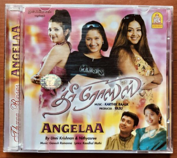 THREE ROSES / ANGELAA - Karthik Raja & Ganesh Ramanna Tamil Audio Cd
