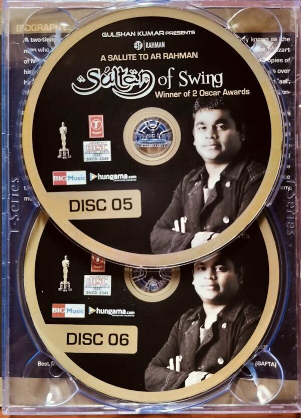 A SALUTE TO AR RAHMAN SULTAN OF SWING - A.R. Rahman 6Cd Hindi Audio Cd - Image 4