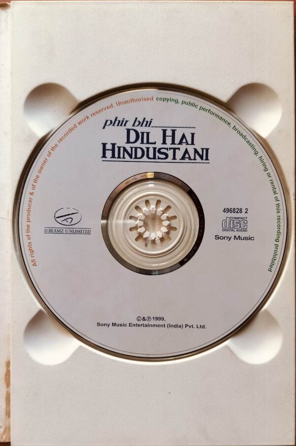 DIL HAI HINDUSTANI - Jatin Lalit Hindi Audio Cd - Image 2