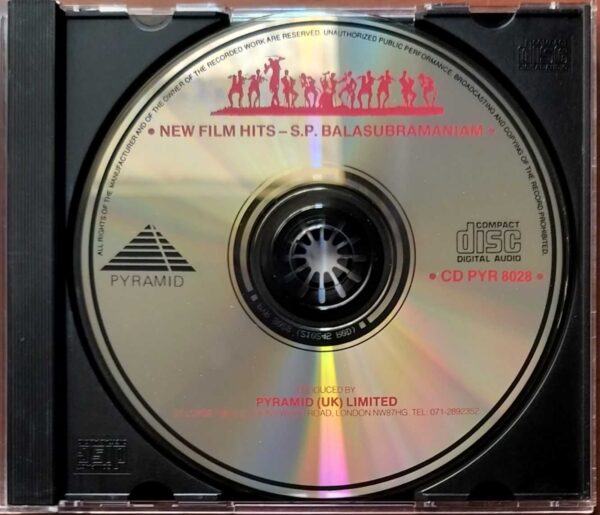 NEW FILM HITS -S.P. BALASUBRAMANIAM - Pyramid Compilation Tamil Audio Cd - Image 2