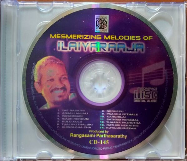 MESMERIZING MELODIES OF ILAIYARAAJA - Ilayaraja Tamil Audio Cd - Image 2