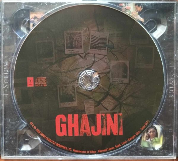 GHAJINI - A.R. Rahman Hindi Audio Cd - Image 2