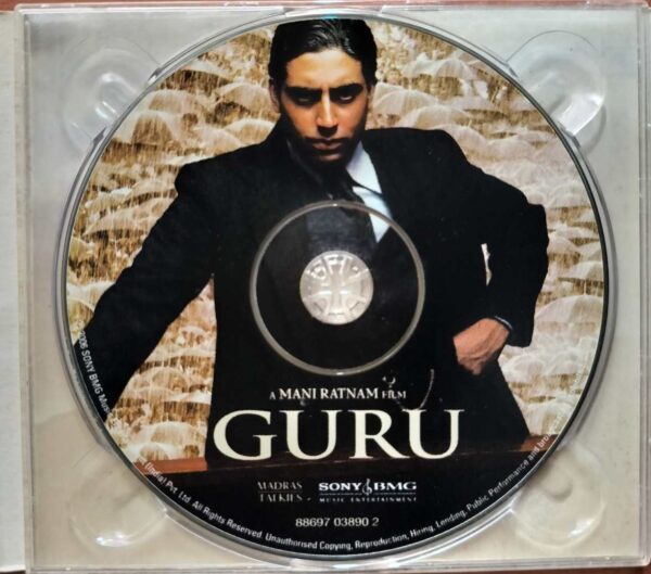 GURU - A.R. Rahman Hindi Audio Cd - Image 2